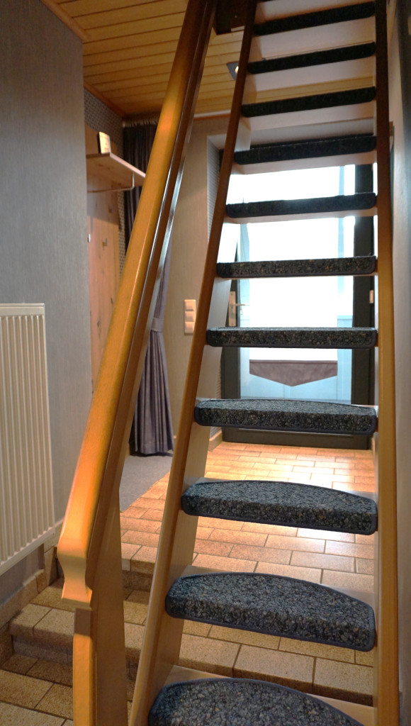 Treppe zur Mansarde